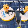 Manually Controlled Round Shape Solar Panel Cleaning Brush