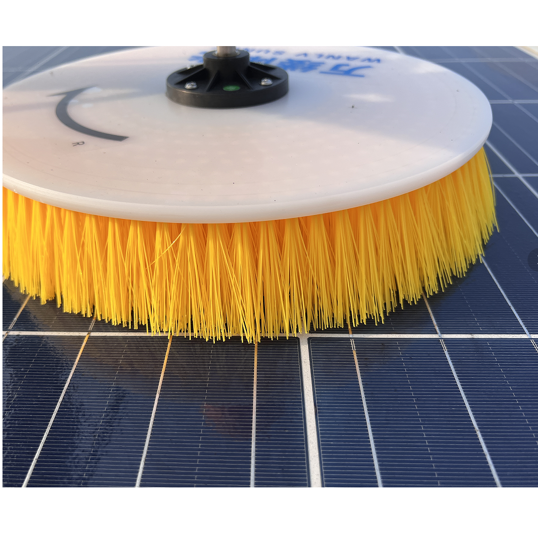 Cheap and Fine Single-disc Rotary Brush for Solar Panel Cleaning