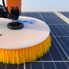 Telescopic Pole Water Solar Panel Washing Brush Powered By Lithium Battery
