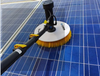 Single-disc Rotary Brush for Solar Panel Cleaning with Different Rod