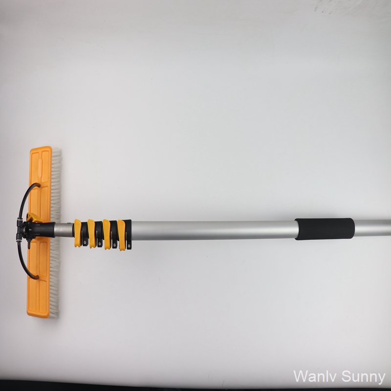 Solar Panels Cleaning Manual Brush Water Fed with PU Hose Kits