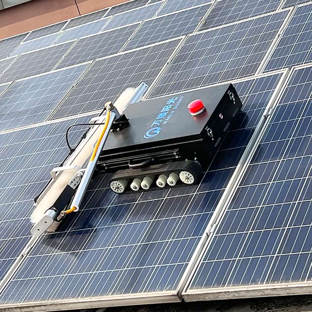 Customized Good Price Automatic Solar Panel Cleaning Robot 