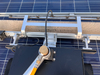 24 AC 26MH Lithium Power Supply Solar Panel Cleaning Robot with the Width of 1100 Brush