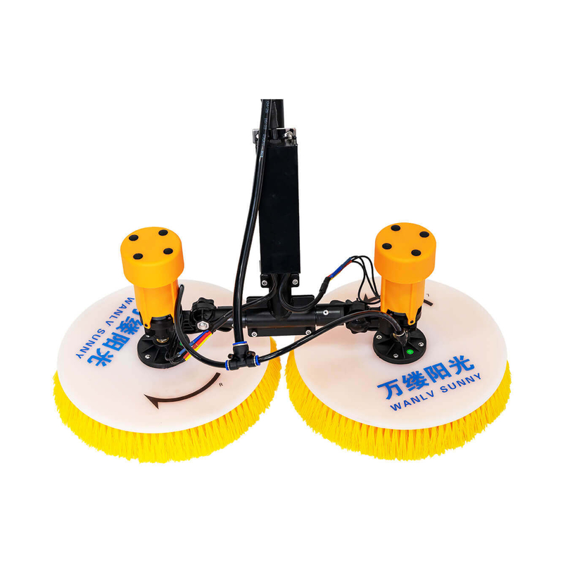 Photovoltaic Solar Panel Cleaning machine with high Quality Nylon Rotating Roller Brush