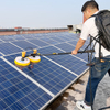 Portable Light weight Solar Panel Cleaning Rotating Brush
