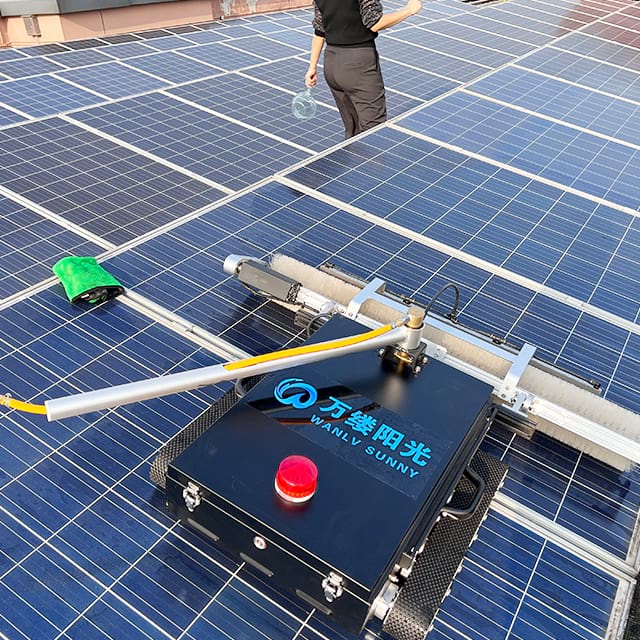 High Performance Long-range Remote Control Photovoltaic Cleaning Robot 