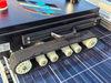 Crawler Type Remote Control Solar Panel Cleaning Robot with Rotating Brush