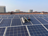 24 AC 26MH Lithium Power Supply Solar Panel Cleaning Robot with the Width of 1100 Brush