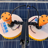 Portable Lithium Battery Double-Head Rotating Brush for Photovoltaic Cleaning