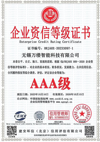 Certificate Of WANLV photovoltaic cleaning