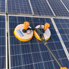 Brushless-Motor-Driven Solar Panel Cleaning Double Head Brush