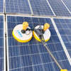 Telescopic Pole Water Solar Panel Washing Brush Powered By Lithium Battery