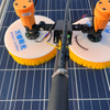 Compact Mobile Solar Cleaning Brush with Carbon Fiber Extension Pole for Washing And Cleaning More Convenient And Safer 