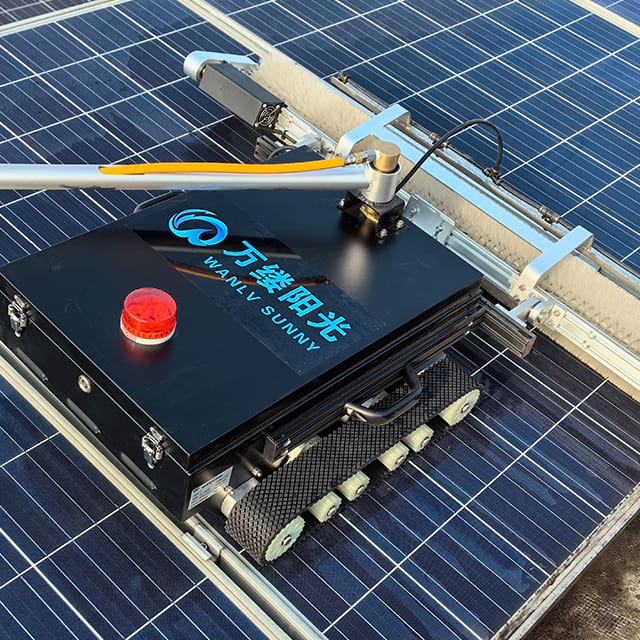 Solar Panels Cleaning Robot Rubber Track Intelligent Smart New Panel Robot