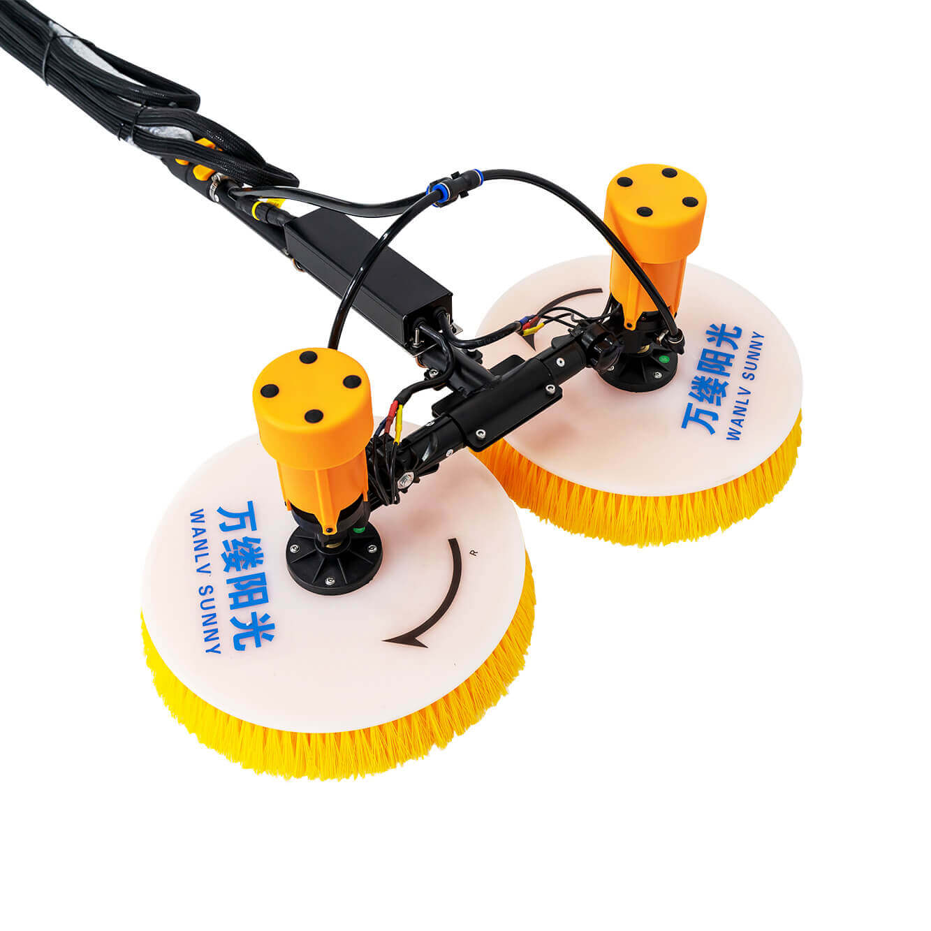 Photovoltaic Solar Panel Cleaning machine with high Quality Nylon Rotating Roller Brush