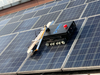 Caterpillar Rubber Tracker Solar Panels Cleaning Robot