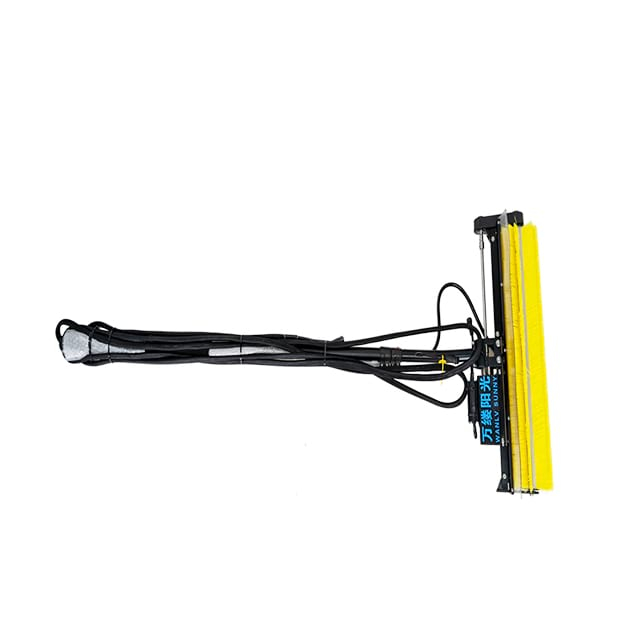 Lightweight Lengthened Handle Solar Panel Cleaning Rotating Brush 