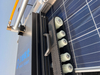 Caterpillar Rubber Tracker Solar Panels Cleaning Robot
