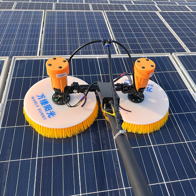 Photovoltaic Module Cleaner Improve Generation Efficiency Solar Panel Cleaning Brush with Brushless Motor 