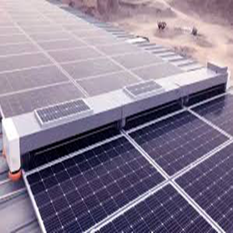Remote Control Horizontal Photovoltaic Cleaning Machine