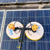 Portable Light weight Solar Panel Cleaning Rotating Brush