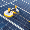 Manually Controlled Round Shape Solar Panel Cleaning Brush