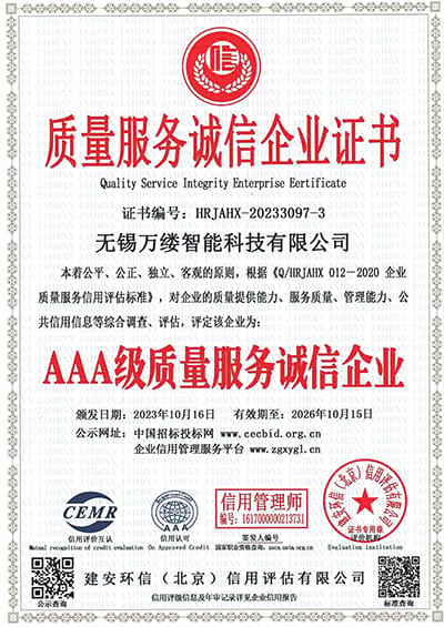 Certificate Of WANLV 8
