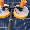 Photovoltaic Module Cleaner Improve Generation Efficiency Solar Panel Cleaning Brush with Brushless Motor 