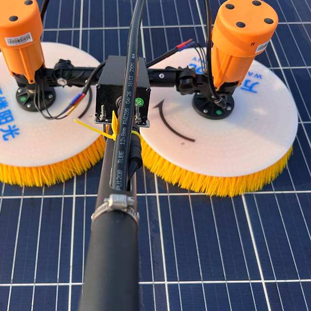 Photovoltaic Module Cleaner Improve Generation Efficiency Solar Panel Cleaning Brush with Brushless Motor 