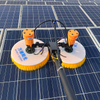 Compact Mobile Solar Cleaning Brush with Carbon Fiber Extension Pole for Washing And Cleaning More Convenient And Safer 