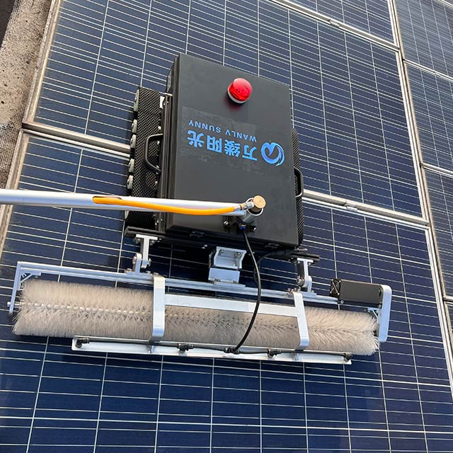 Solar Panels Cleaning Robot Rubber Track Intelligent Smart New Panel Robot