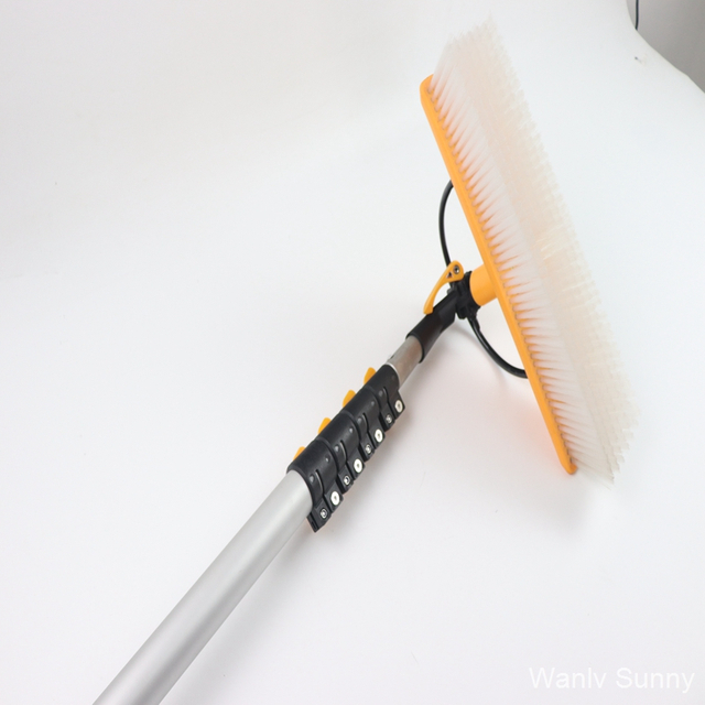 Solar Panels Cleaning Manual Brush Water Fed with PU Hose Kits