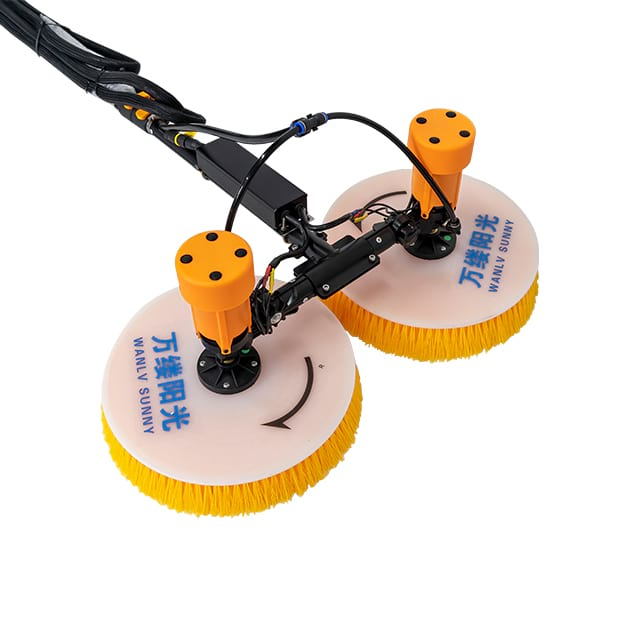 Photovoltaic Module Cleaner Improve Generation Efficiency Solar Panel Cleaning Brush with Brushless Motor 