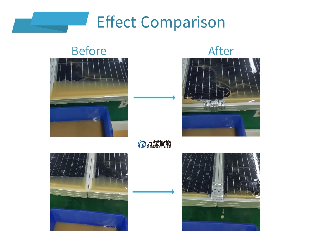 Solar panel mud guide clip
