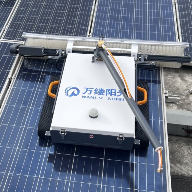 Introducing the WLS-7: Cutting-Edge Remote-Controlled Solar Panel Cleaning Robot