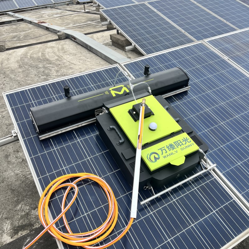 WLS-73S Solar Panel Cleaning Robot – High-Efficiency, Lightweight, and Remote-Controlled Solution