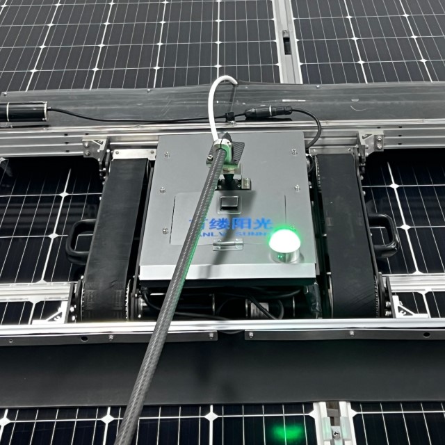 Efficient Solar Panel Cleaning Robot with Lightweight Design - Remote Control, 100m Range