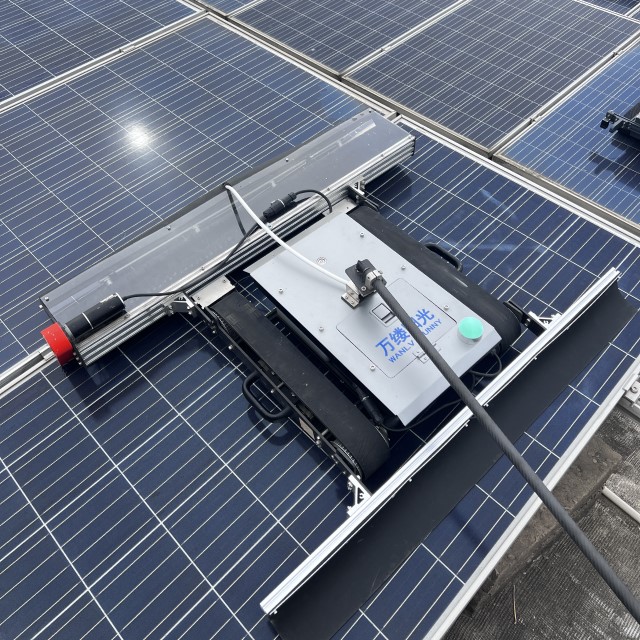 Achieve Maximum Efficiency with the Autonomous Solar Panel Cleaning Robot