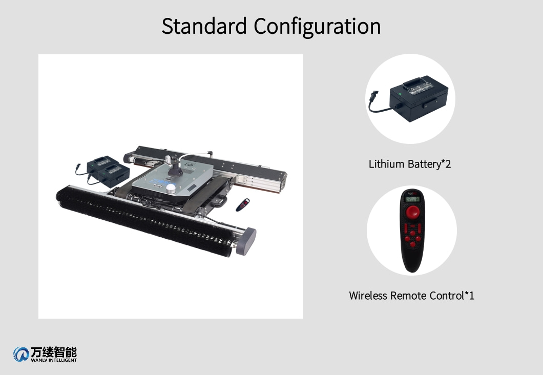 WLS-72Z Advanced AI-Powered Photovoltaic Panel Cleaning Robot with Dual Cleaning Modes