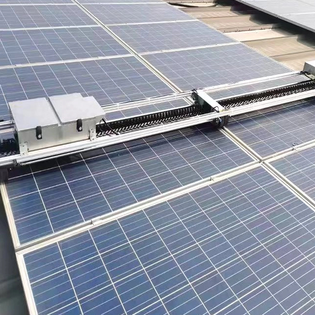 WLS-8 Advanced Stationary Photovoltaic Panel Cleaning Machine