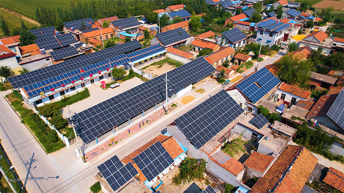 Rooftop photovoltaic power station