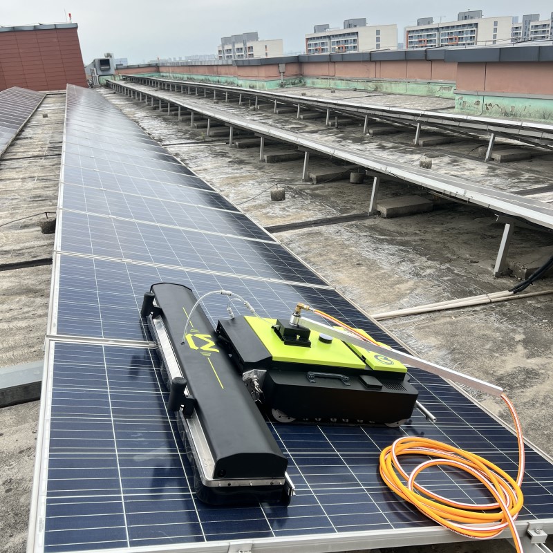 WLS-73S Solar Panel Cleaning Robot – High-Efficiency, Lightweight, and Remote-Controlled Solution