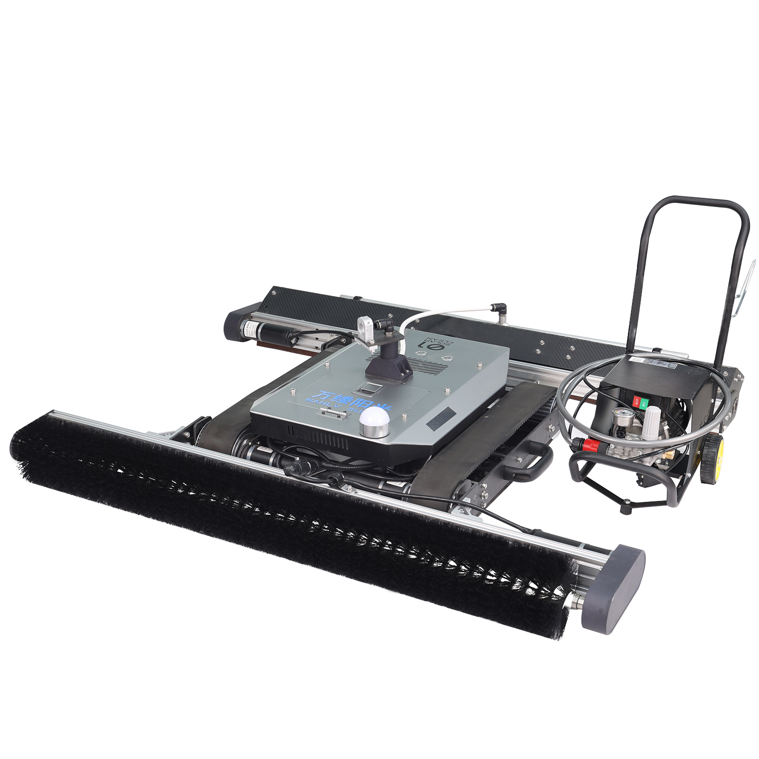 Automatic Solar Panels Cleaning Robot with Remote Control And Lithium Battery Pack