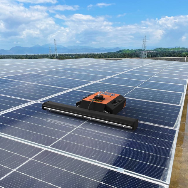 Lightweight Solar Panel Cleaning Robot: Efficient, Remote-Controlled, Long Battery Life