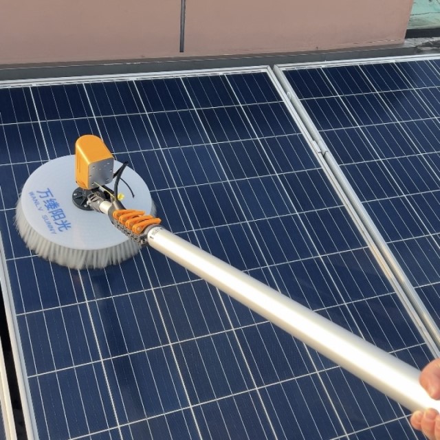 Innovative Round Shape Solar Cleaning Brush for Optimal Solar Panel Maintenance
